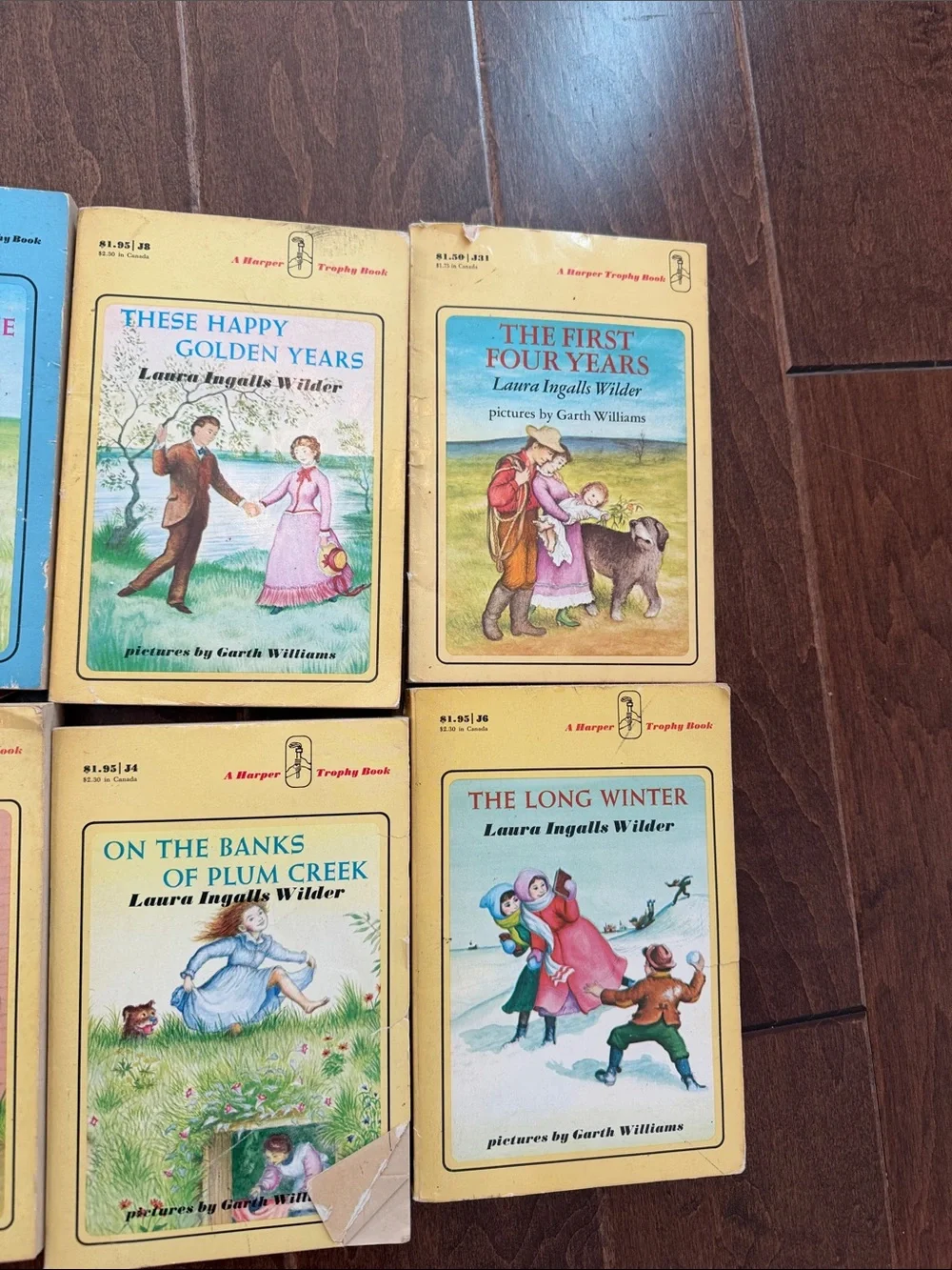 Classic Kids Book Set - vintage little house on the prairie books